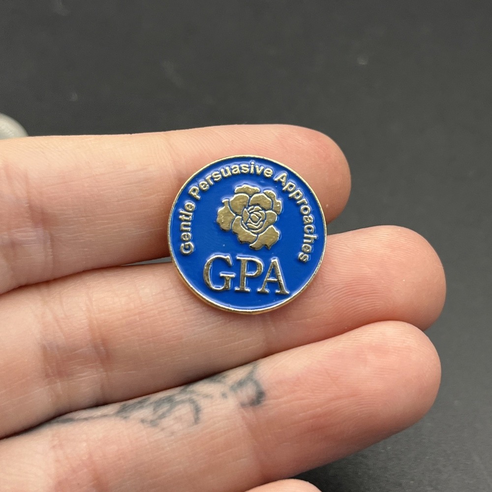 Gentle Persuasive Approaches GPA Lapel Hat Pin